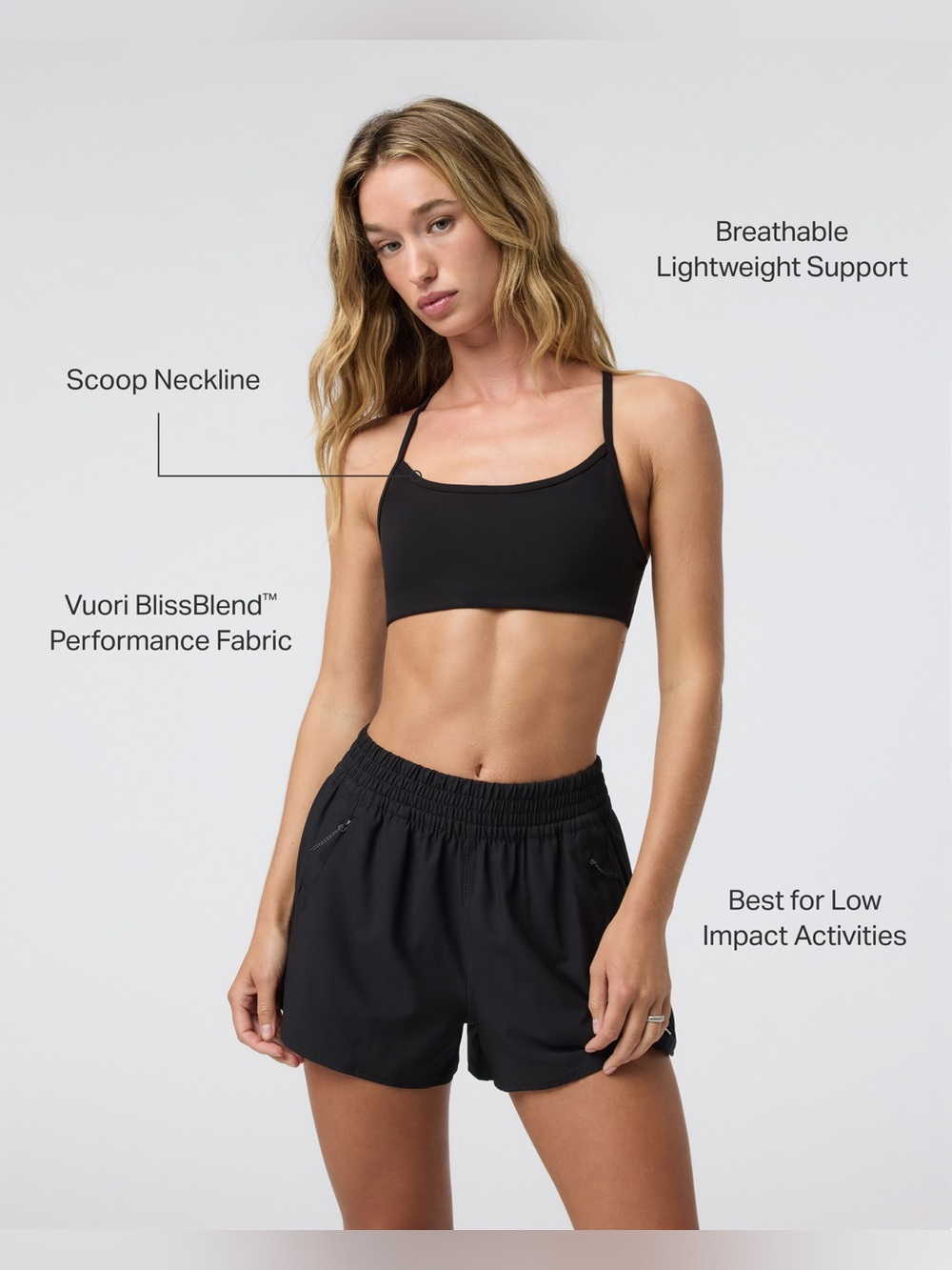 Vuori AllTheFeels™ Bra in black - Picture 2 of 8